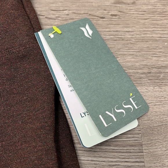 Lysse Women’s signature center seam brown leggings- NWT size small - Picture 4 of 12